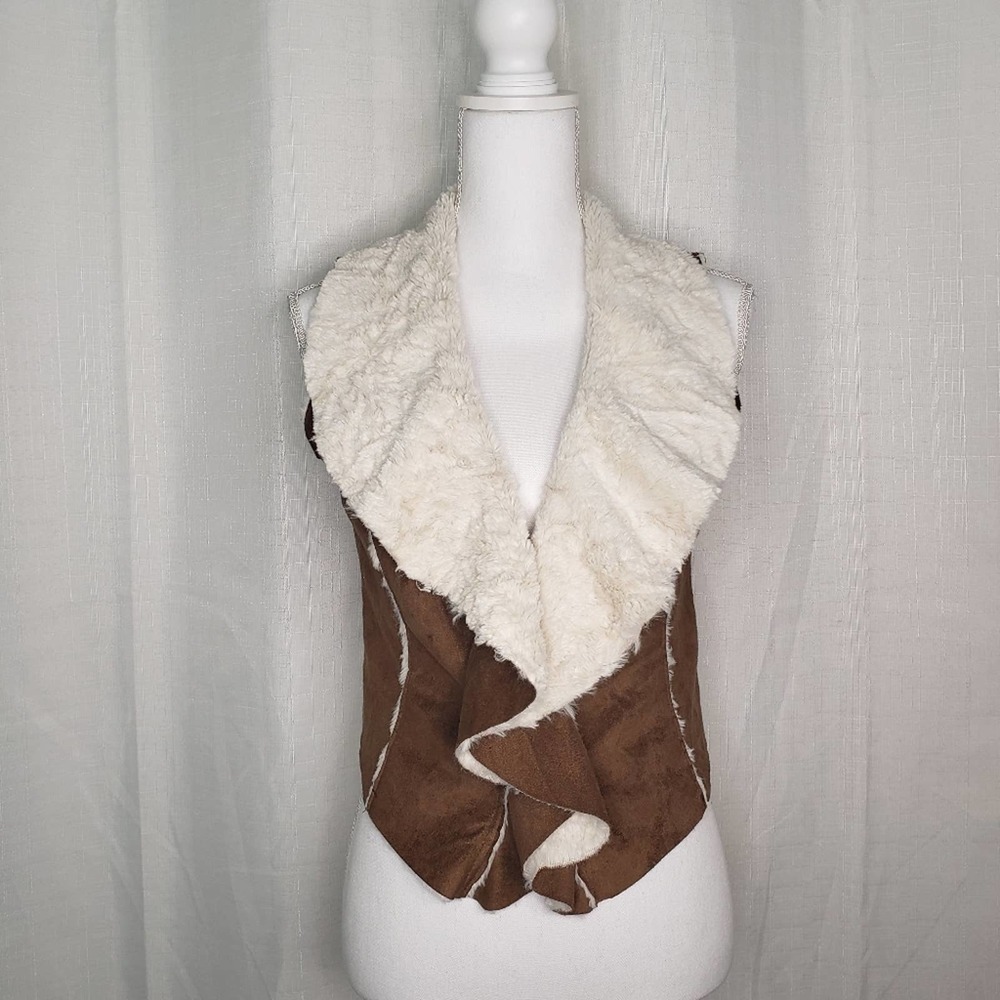 Jou Jou Faux Shearling Vest